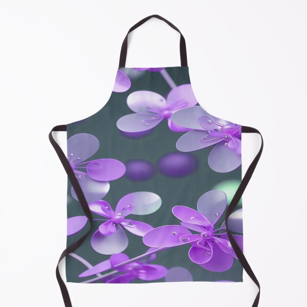 Item preview, Lavender Purple Flowers with Pearls designed and sold by deniselynnimage.
