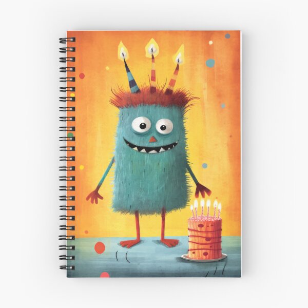 Aperçu de l'œuvre anniversaire de monstre effronté créée et vendue par MonsterCards.