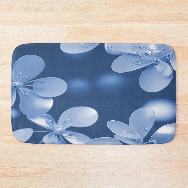 Item preview, Sepia Blue Flowers with Pearls designed and sold by deniselynnimage.