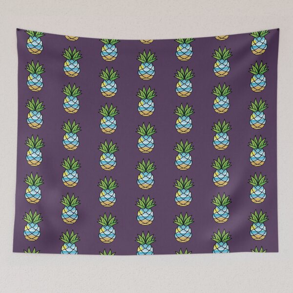 Item preview, Tropical pineapple fruit in summer beach sea  designed and sold by Donutlovers.