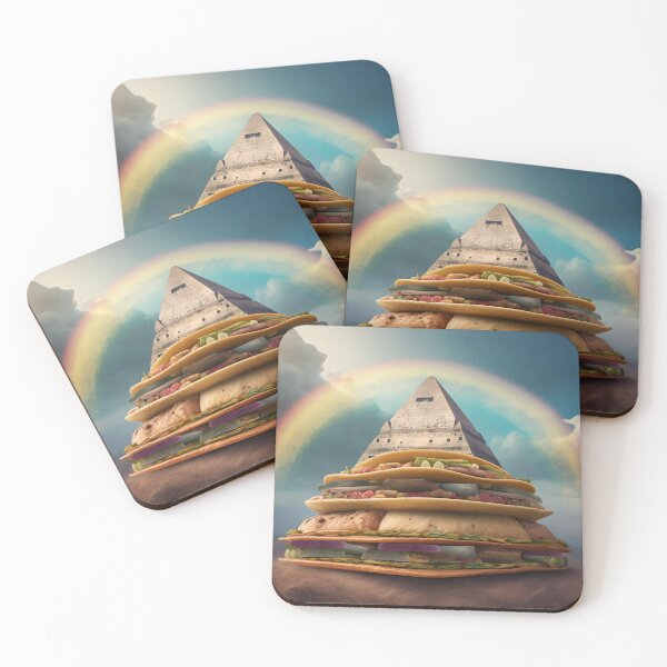 Item preview, the RAINBOW taco Pyramid working class  designed and sold by miraclemeows.