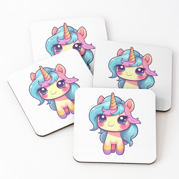 Item preview, Sweet Unicorn Dreams - Kawaii Girl Sticker designed and sold by UrsaStick.