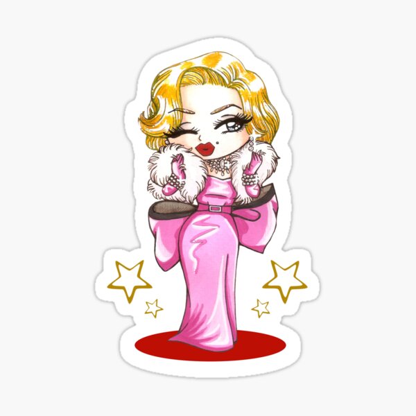 Marilyn Monroe Chibi Sticker