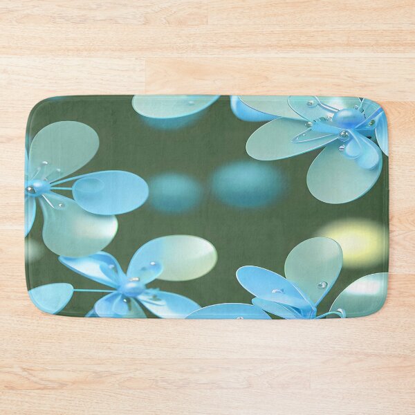 Item preview, Sky Blue Flowers with Pearls designed and sold by deniselynnimage.