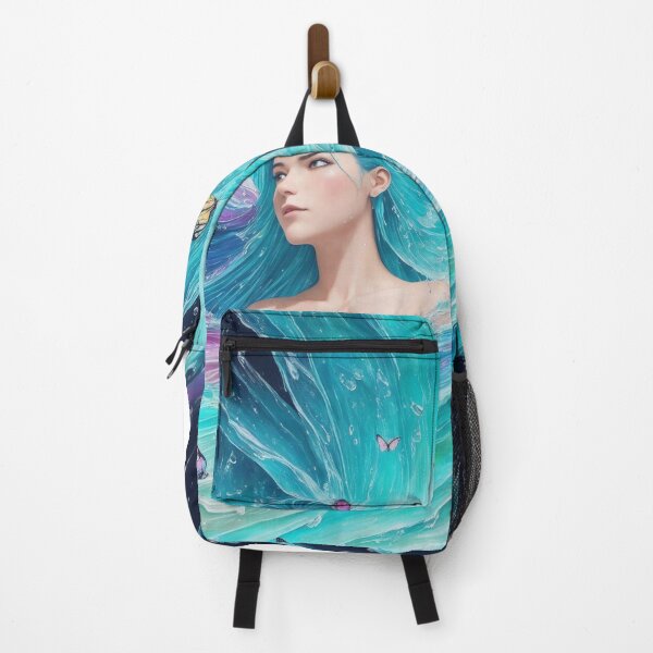 Item preview, Woman in the waves - Colorful textures designed and sold by DStudioArt.