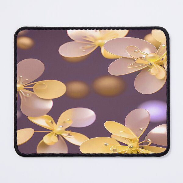 Item preview, Yellow Flowers with Pearls designed and sold by deniselynnimage.
