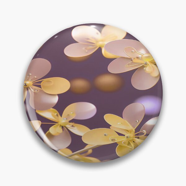 Item preview, Yellow Flowers with Pearls designed and sold by deniselynnimage.