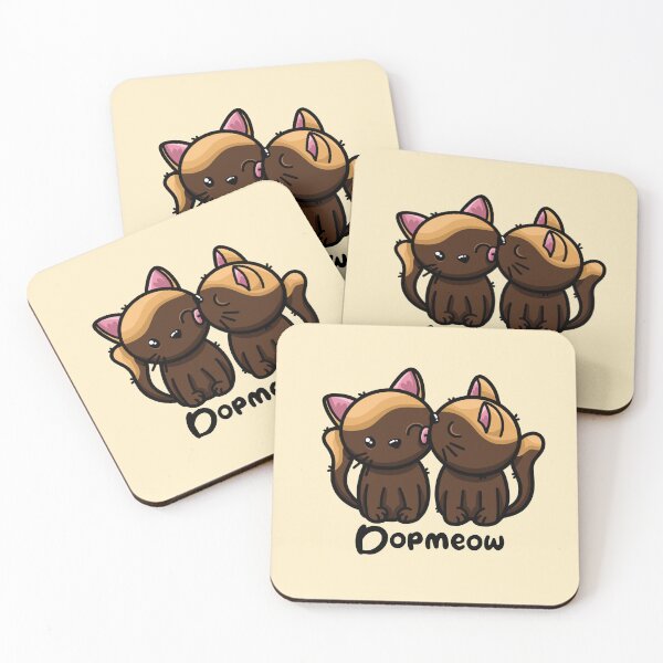 Item preview, Dopmeow - Doppio Coffee Cats designed and sold by Laura-D-Art.