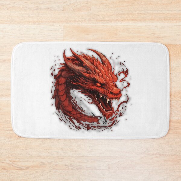 Item preview, round fantasy dragon symbol  - Different logo size, position, color? Email me -  designed and sold by Picture-Art.
