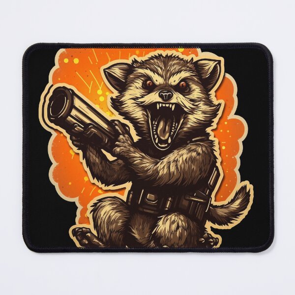 Item preview, Crazy Galactic Racoon Scientist With a Space Glock designed and sold by NapNapSleeper.