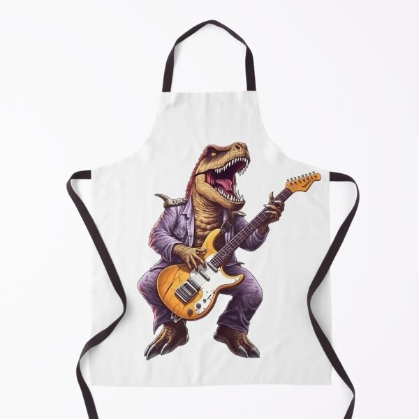 Artikelvorschau, T-rex playing a guitar - Different logo size, position? Email me -  entworfen und verkauft von Picture-Art.