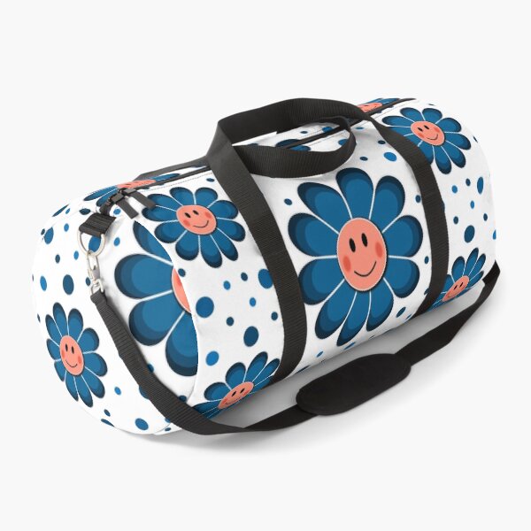 Item preview, Blue Flower Face pattern designed and sold by Pear Tree Studio.