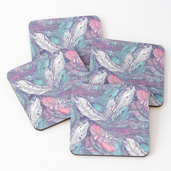 Item preview, Artistic Watercolour Feather Style (Pattern) designed and sold by PixelPlaza4u.