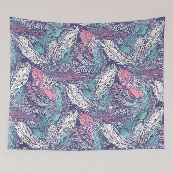 Item preview, Artistic Watercolour Feather Style (Pattern) designed and sold by PixelPlaza4u.