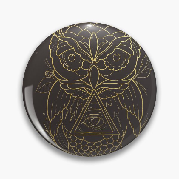 Item preview, Gold Owl Line Vintage Glamour designed and sold by hemp3x.