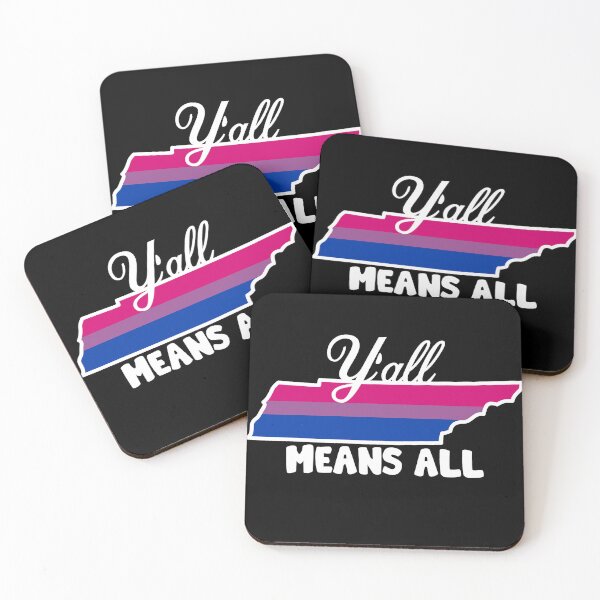 Item preview, Tennessee Pride- "Y'all Means All"- Bisexual Flag- White designed and sold by CUKat23.