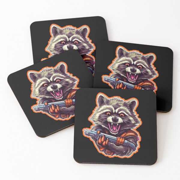 Item preview, Crazy Galactic Racoon Scientist With a Space Glock designed and sold by NapNapSleeper.