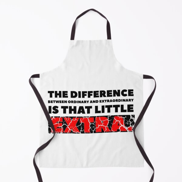 Item preview, The difference between ordinary and extraordinary is that little extra. (red distressed) designed and sold by KingsManKind.
