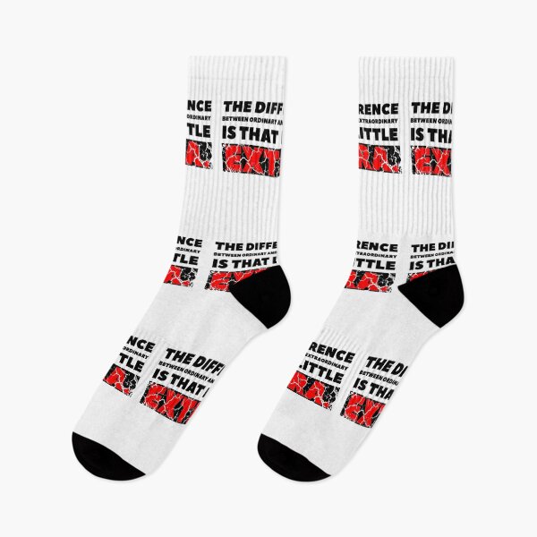 Item preview, The difference between ordinary and extraordinary is that little extra. (red distressed) designed and sold by KingsManKind.