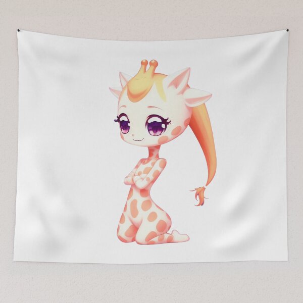 Item preview, Сute giraffe character in anime style designed and sold by Harmonysens.