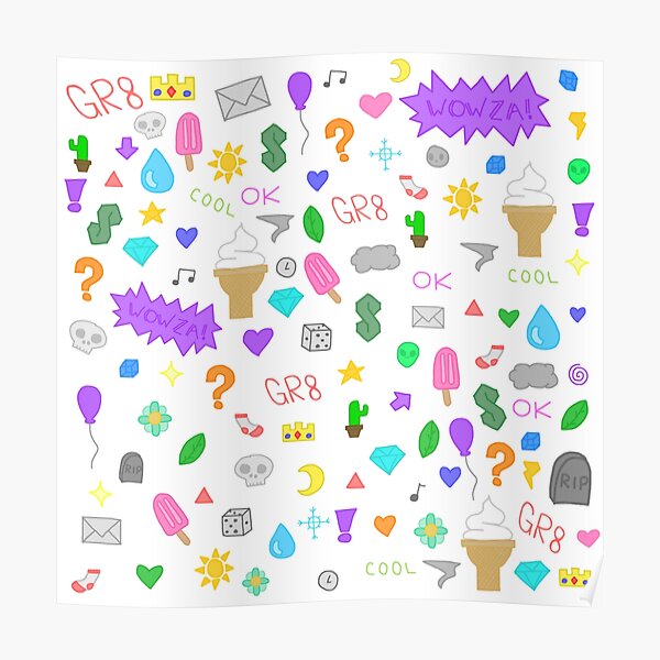 "Pastel Pop Art" Poster by RocketToPluto Redbubble