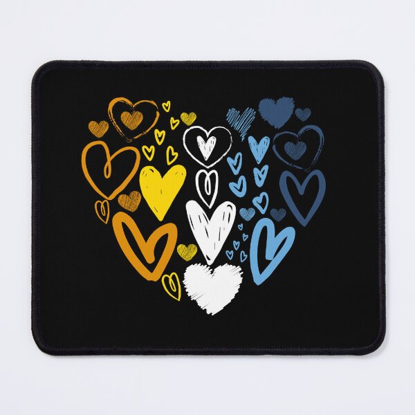 Item preview, Hearts Aro Ace. Aroace Pride designed and sold by Subtle Pride Shop.
