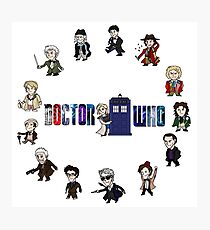 Doctor Who: All Fourteen! Photographic Print