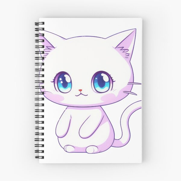 Item preview, cute kawaii anime cat  designed and sold by Harmonysens.