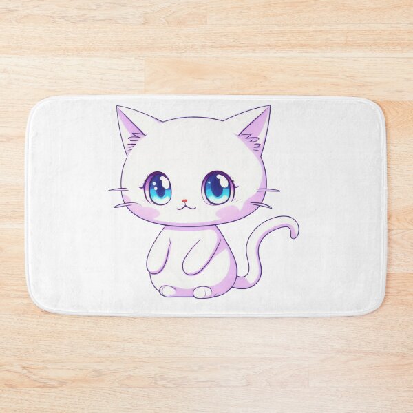 Item preview, cute kawaii anime cat  designed and sold by Harmonysens.