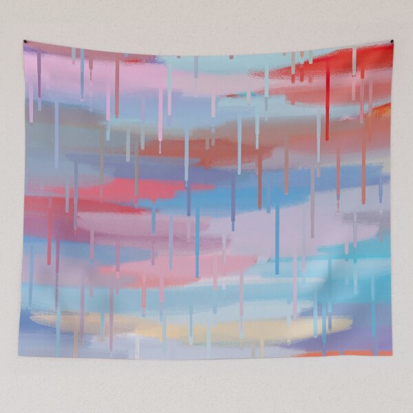 Item preview, Abstract Multicolor Drips designed and sold by Cato99.