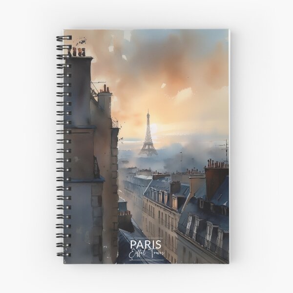 Item preview, Paris Eiffel Tower Watercolor Painting designed and sold by Wonder Of Light.
