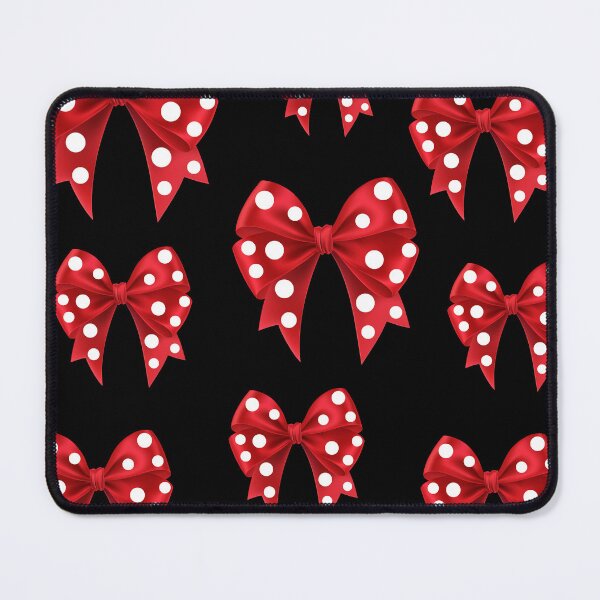 Item preview, Red polka dot bow tie pattern designed and sold by Jiimo25.