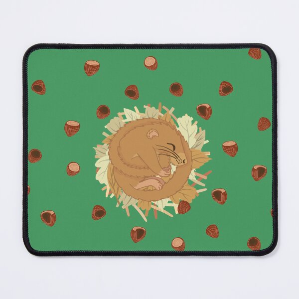 Item preview, Dormouse with hazelnuts designed and sold by erinpbo.