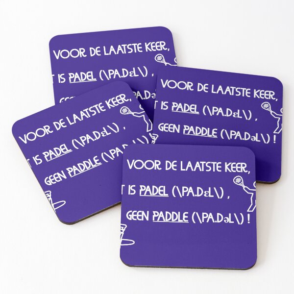 Item preview, Dutch - It's Padel, not Paddle - ideal gift for the padel player - tshirt, mug... designed and sold by Fanaticos.
