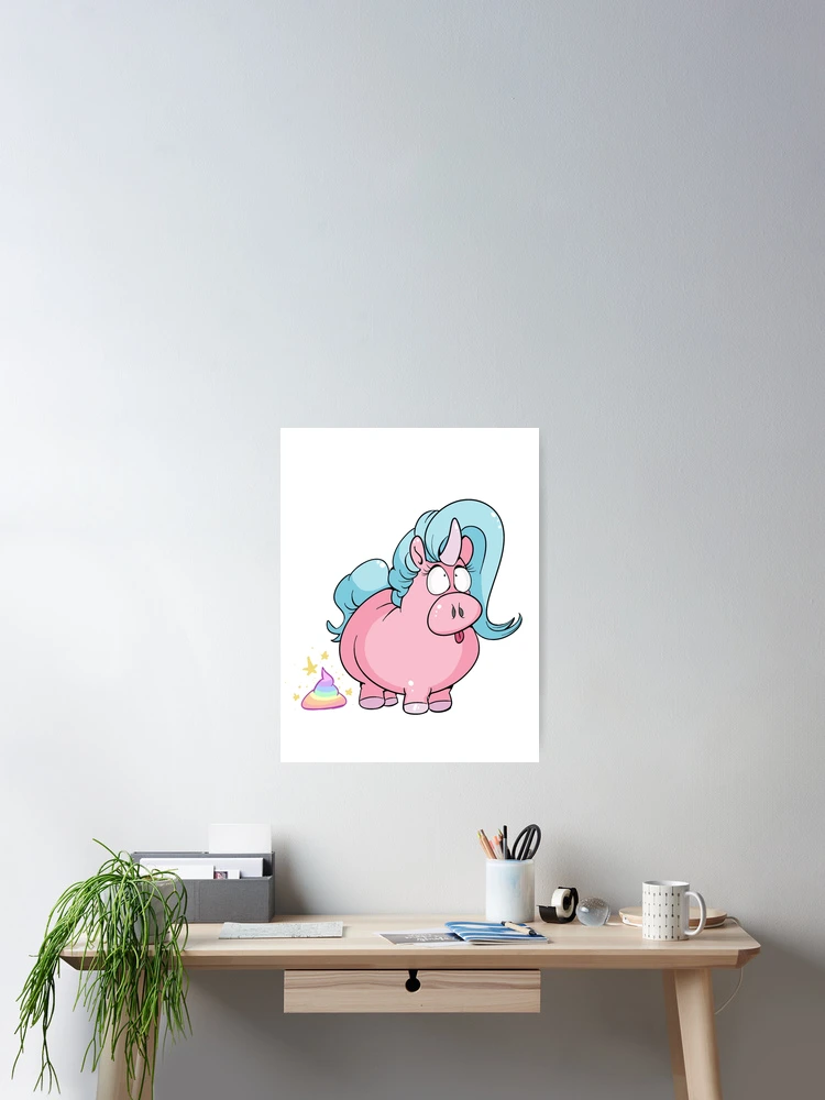 Thumbnail 2 of 3, Poster, Uni Pooper designed and sold by ReeReeDesigns.