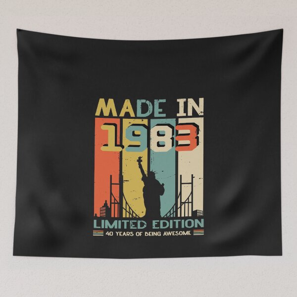Artikelvorschau, Hergestellt in 1983 Limited Edition 40 Years Of Being Awesome entworfen und verkauft von SOUFIANE1991.