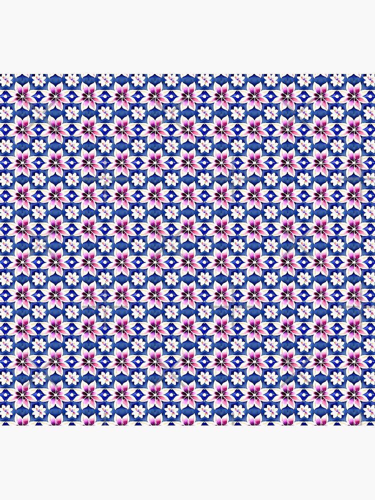 Thumbnail 6 of 6, iPhone Wallet, Flower Pattern "Alexander" designed and sold by Patterns For Products.