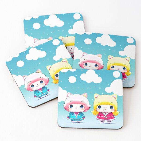Item preview, Kawaii style girls designed and sold by SriGem.