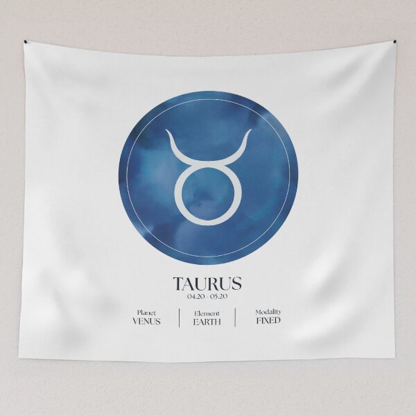Item preview, Taurus Watercolor Zodiac designed and sold by HeySpiritAnimal.
