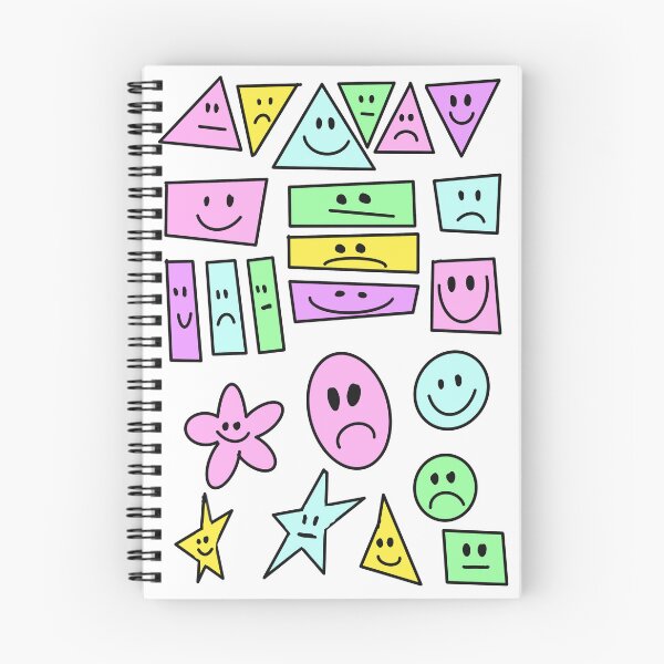Item preview, shape faces  designed and sold by Chloe's Caj Stickers.