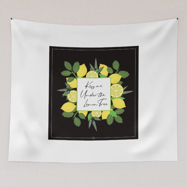 Item preview, Kiss Me Under the Lemon Tree designed and sold by ArtDoor54.