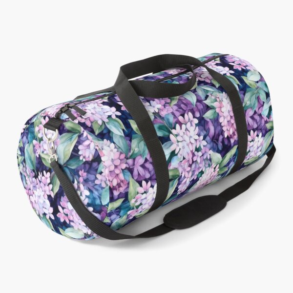 Item preview, Lilacs Flowers Watercolor Pattern designed and sold by HujiolStudio.