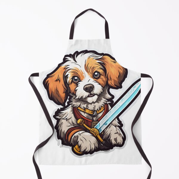 Item preview, Perro Caballero Kawaii con una Espada Mágica designed and sold by NapNapSleeper.