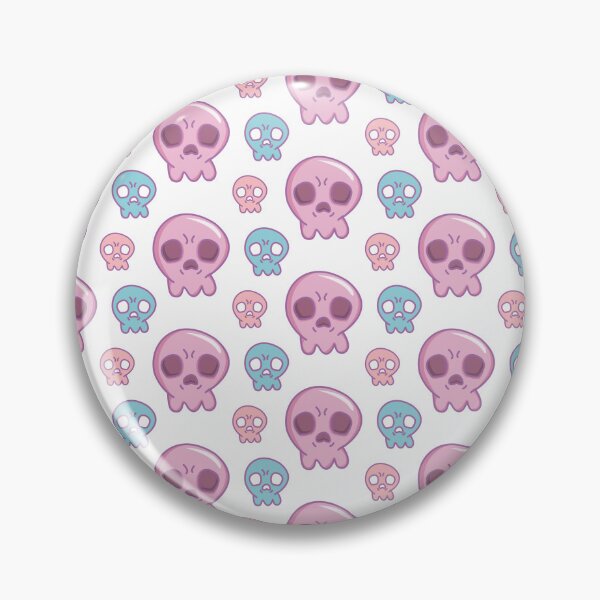 Item preview, Pastel Goth Pink Skull Pattern designed and sold by moriahvanta.