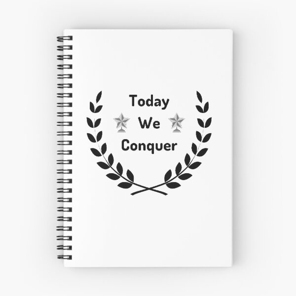 Item preview, Today We Conquer - Motivational Quote designed and sold by Designspot2020.