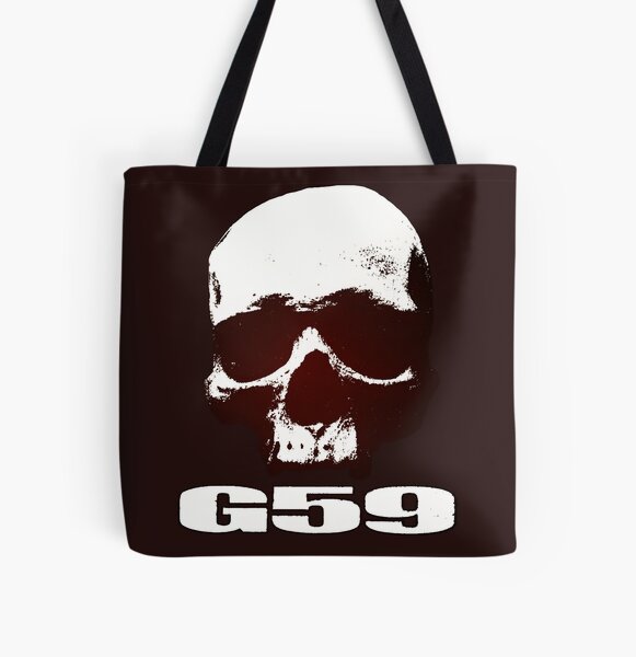 FTP Glow in the Dark Skull Side Bag Black