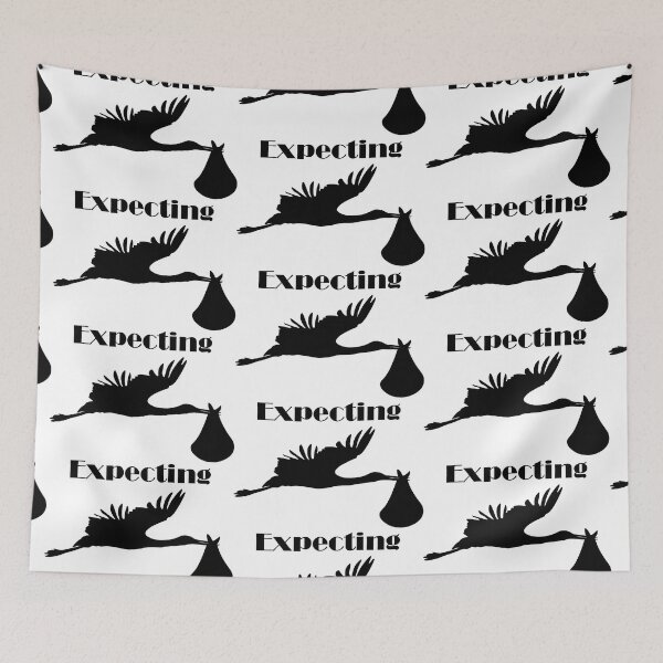 Item preview, Expecting - Stork Delivering Baby designed and sold by DesignsbyJBird.