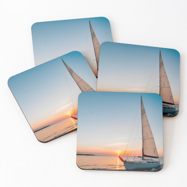 Item preview, Boat in the ocean designed and sold by toonydesigns.