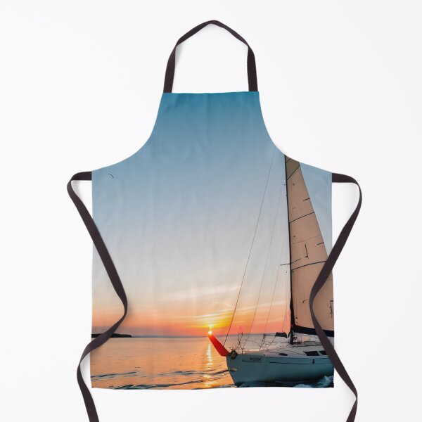 Item preview, Boat in the ocean designed and sold by toonydesigns.