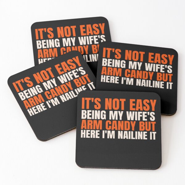 Item preview, Its Not Easy Being My Wife's Arm Candy - Dad Life Fathers Day designed and sold by Aladdin96.